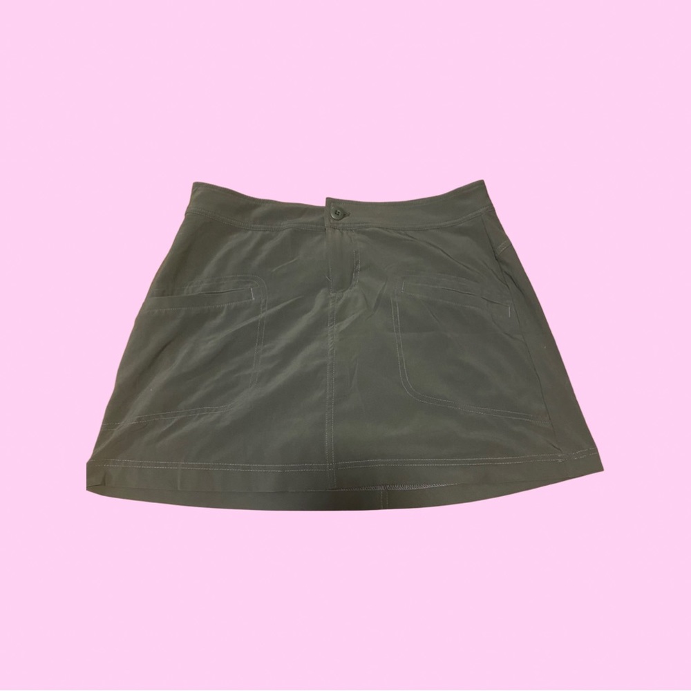 PRANA GREEN SKORT